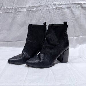 A New Day Black Ankle Boots Size 7.5 | Block Heel Booties